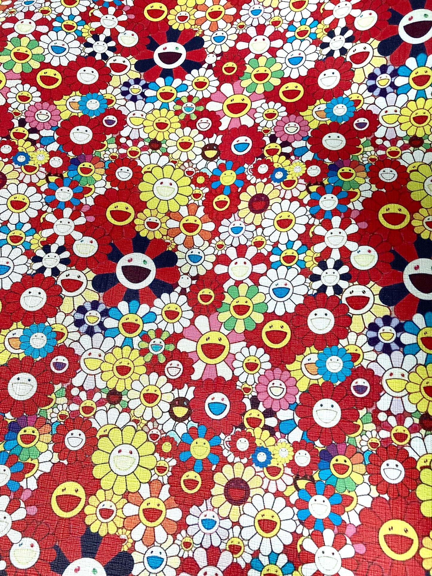 Murakami Takashi Leather Art Fabric for Custom