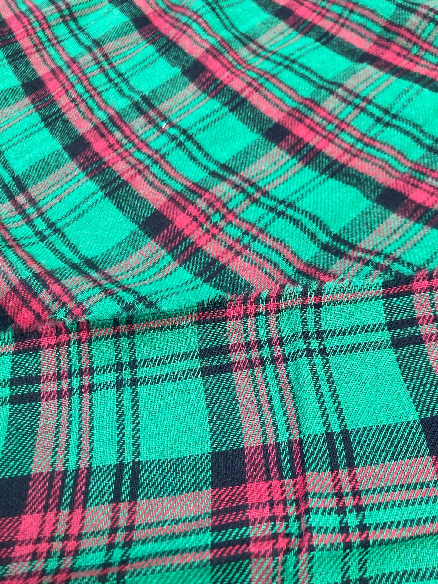 Cozy Christmas Fabric Brushed Cotton for Handmade Custom Quilt