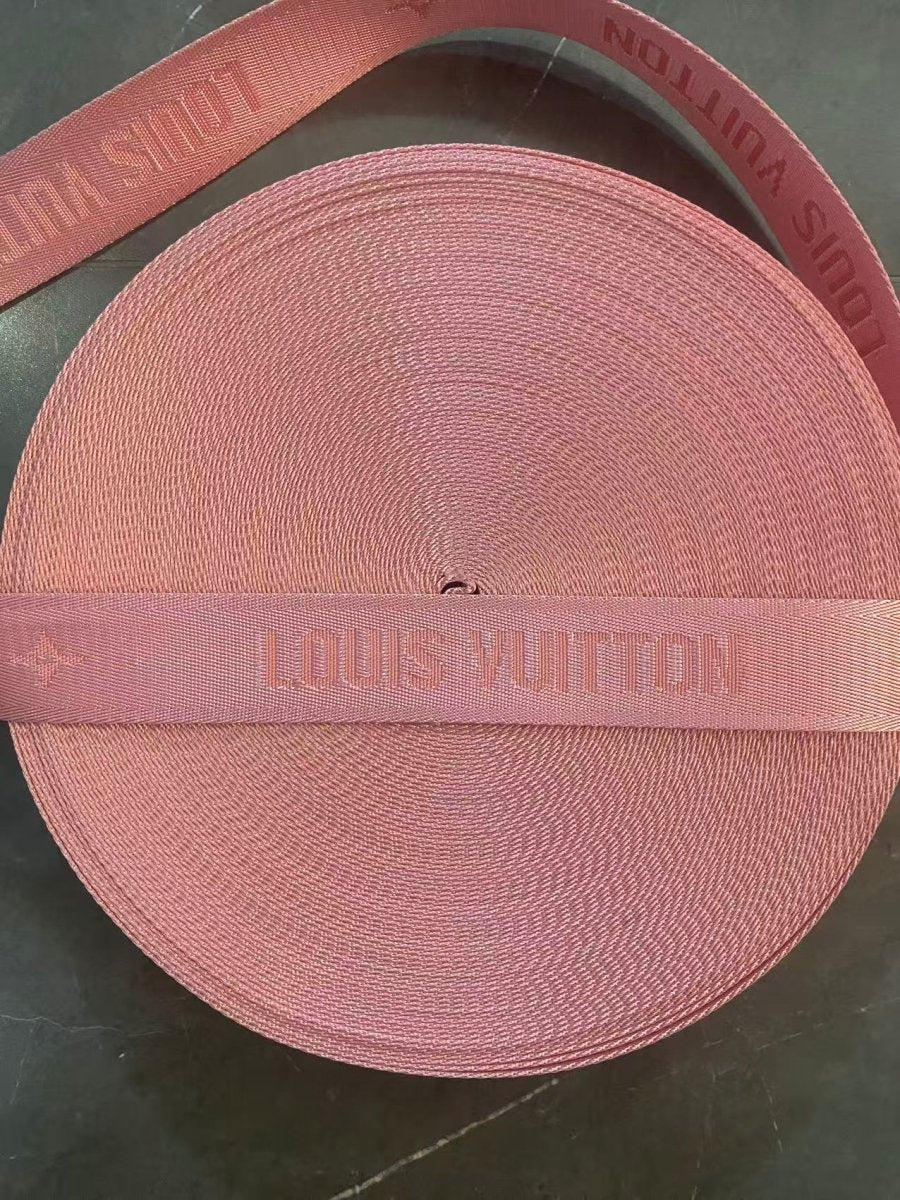Light Pink Louis Vuitton LV Strap for Handmade DIY Crafts Bag Repair - mingfabricstore