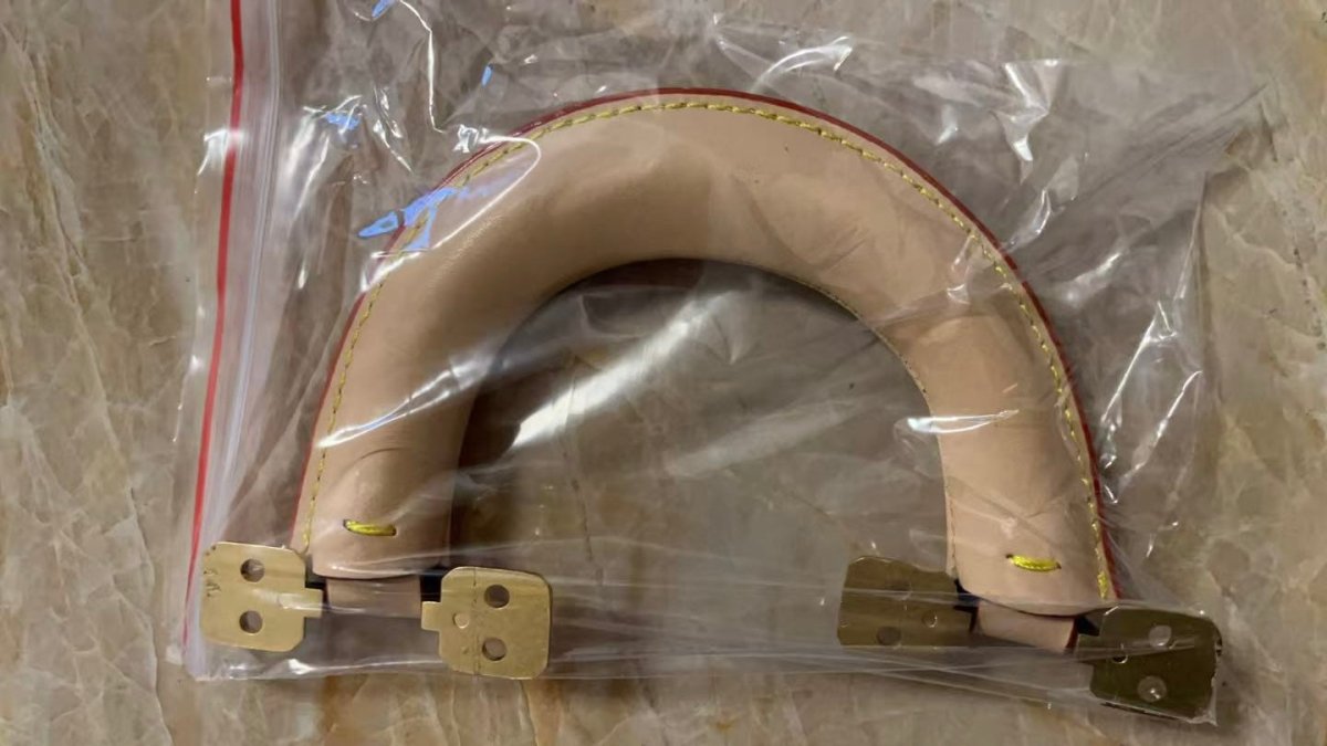 Louis Vuitton Leather Handle Handmade Trunk Accessory - mingfabricstore