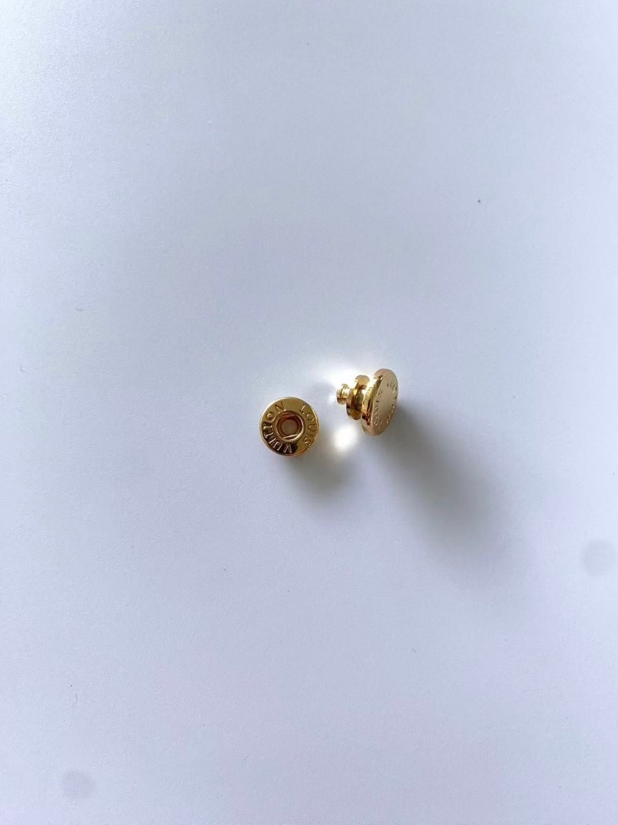 Louis Vuitton LV Gold Snap Button Nails for Handmade Bags Repair Custom DIY Crafts - mingfabricstore