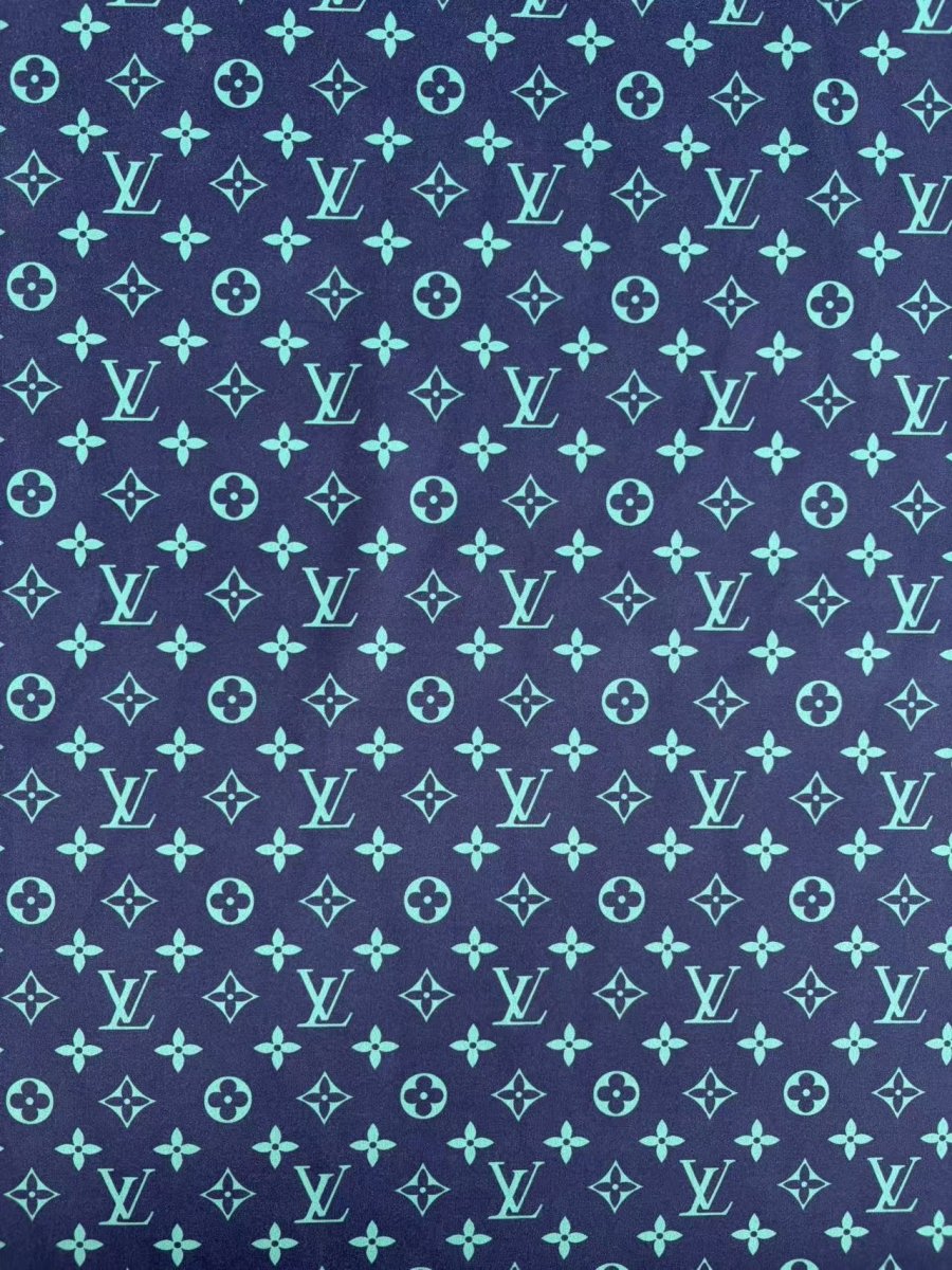 Navy Blue Suede LV Car Headliner Speaker Cover DIY - mingfabricstore