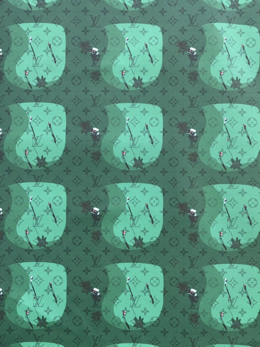 New Louis Vuitton Golf Custom Designer Fabric for Handmade DIY Handicraft - mingfabricstore