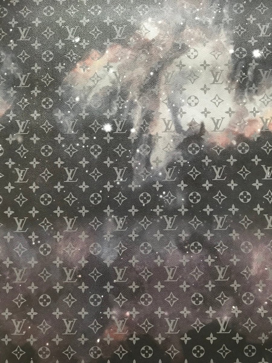 New Trending Galaxy LV Leather Fabric for Bag Shoe Customs - mingfabricstore