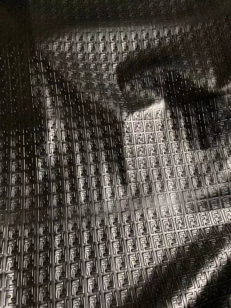 Premium Quality Fendi Embossed Soft Leather for Custom Sneakers Upholstery - mingfabricstore