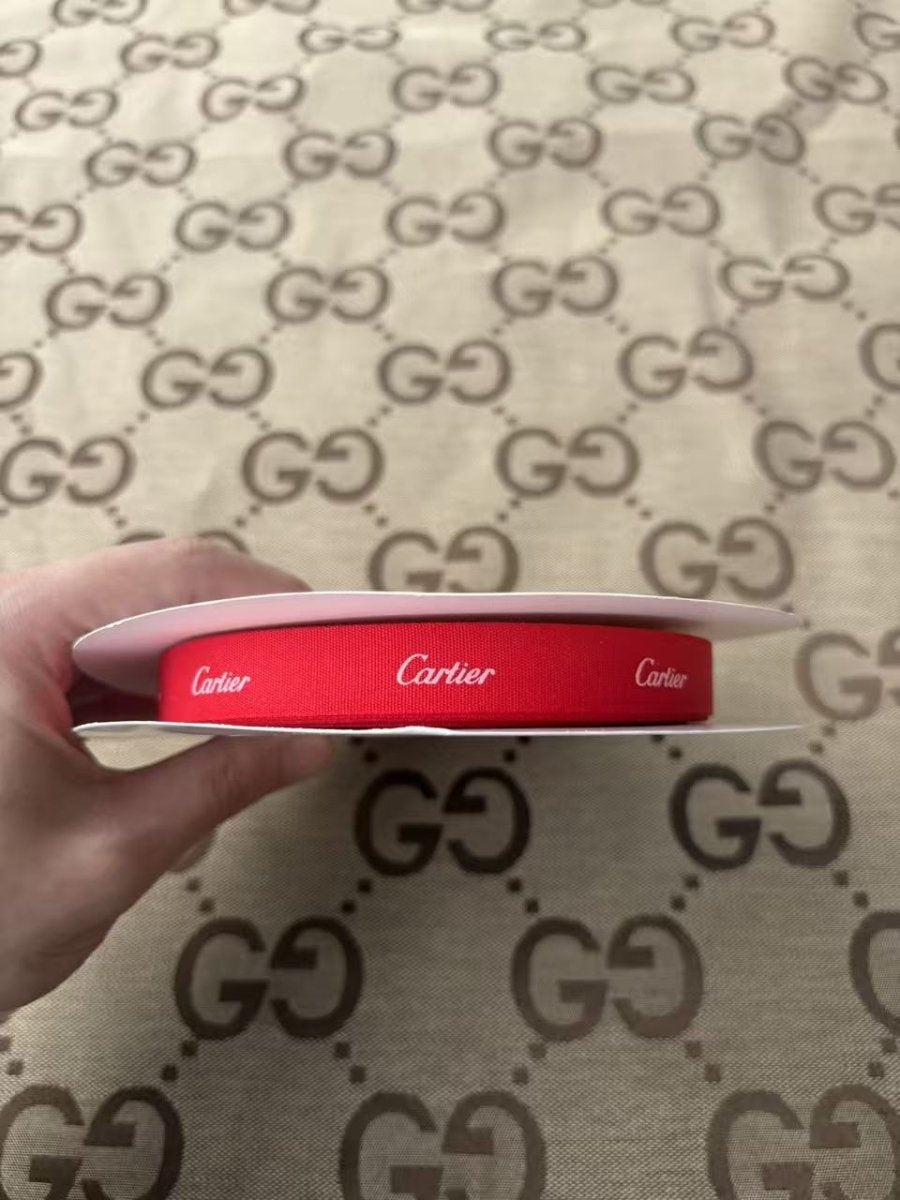 Red Catier Ribbon for DIY Project Gift Wrap - mingfabricstore