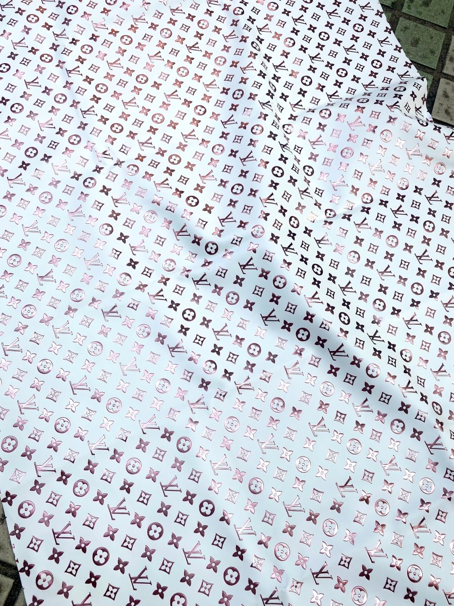 Soft Red LV Leather Sheet Custom Shoe Vinyl for Car Upholstery Leather Home Deco - mingfabricstore