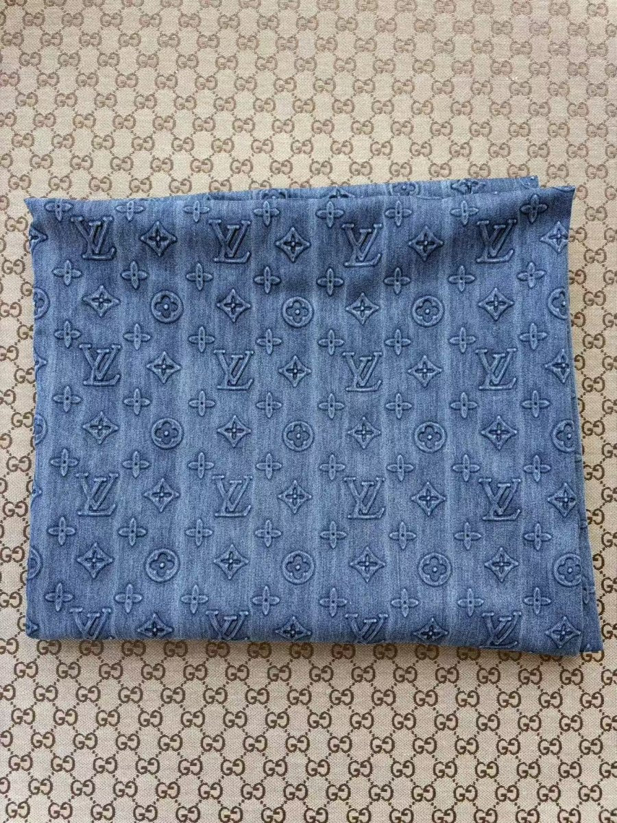Texture Louis Vuitton LV Denim Fabric Handbag DIY Crafts Project - mingfabricstore