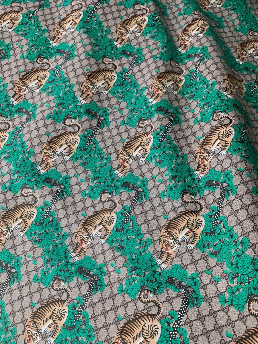 Tiger Gucci Leather for Custom and Bag - mingfabricstore