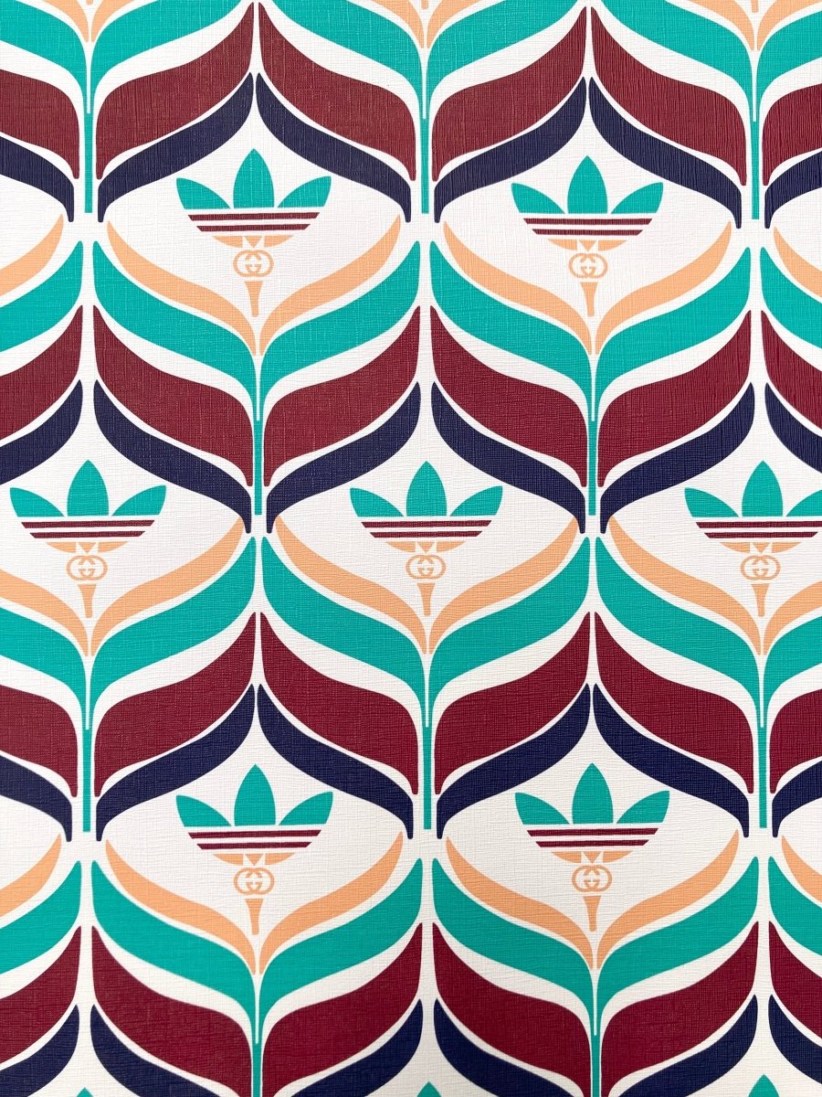 Trending Handmade Gucci Adidas Vinyl for Custom Handbags DIY - mingfabricstore