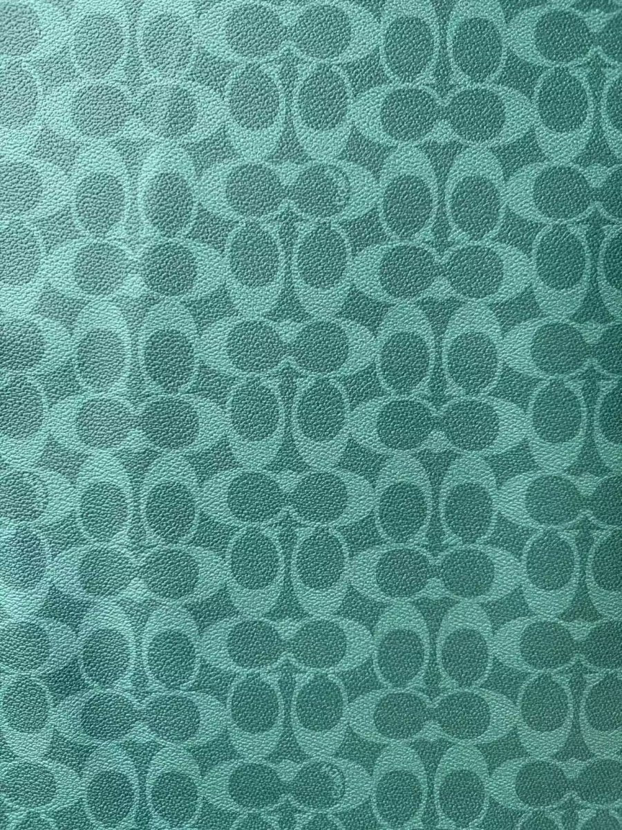 Vintage Green Coach Leather Sheet Sold by Yard for DIY Crafts Hobbylobby - mingfabricstore