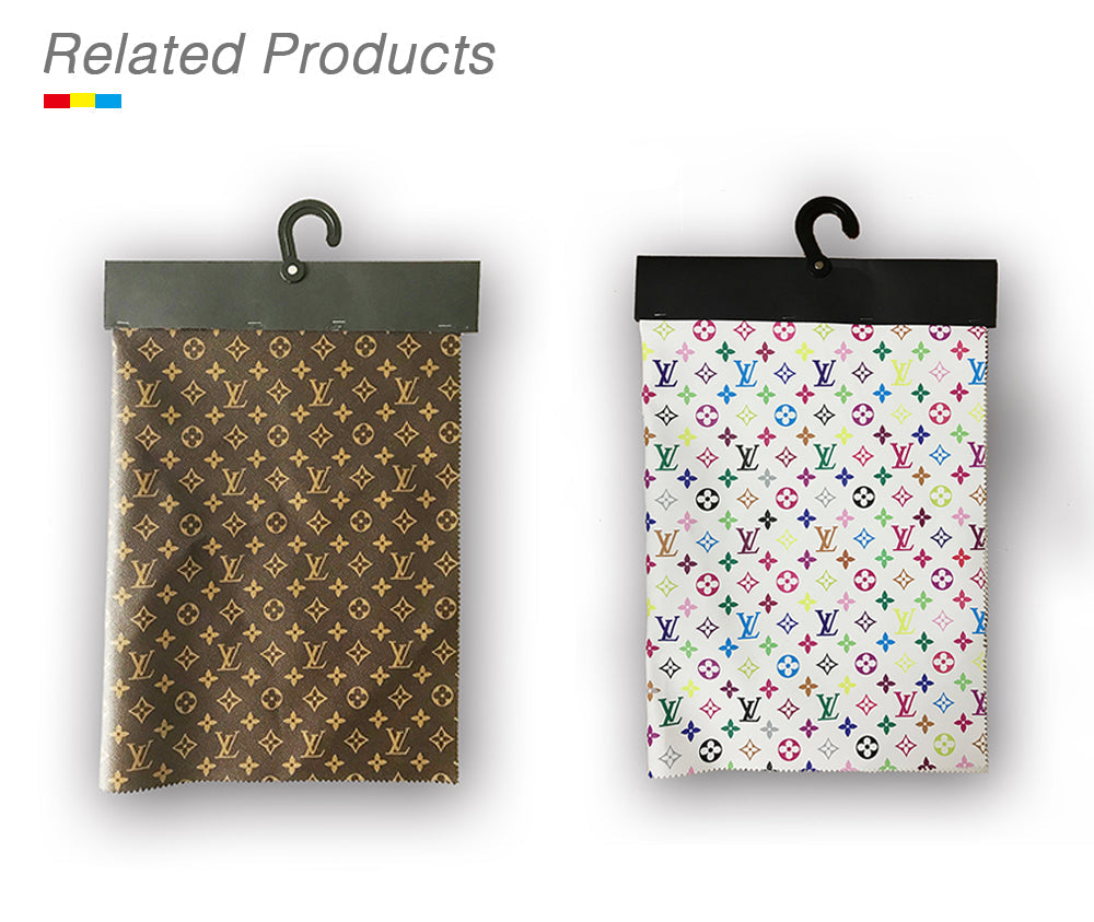 LV rainbow vinyl craft leather fabric online