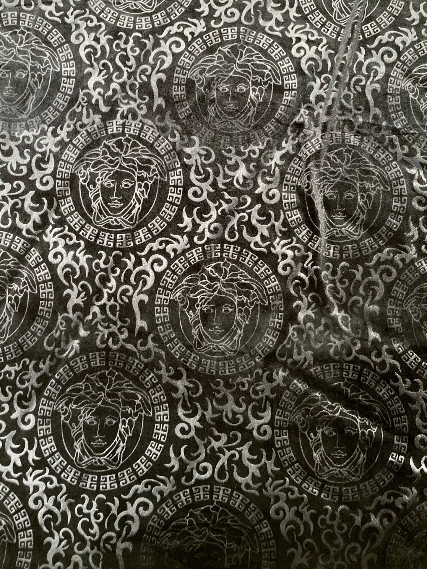 Luxury Versace Velvet Fabric Sold by Yard for Furniture Upholstery DIY Custom Handmade