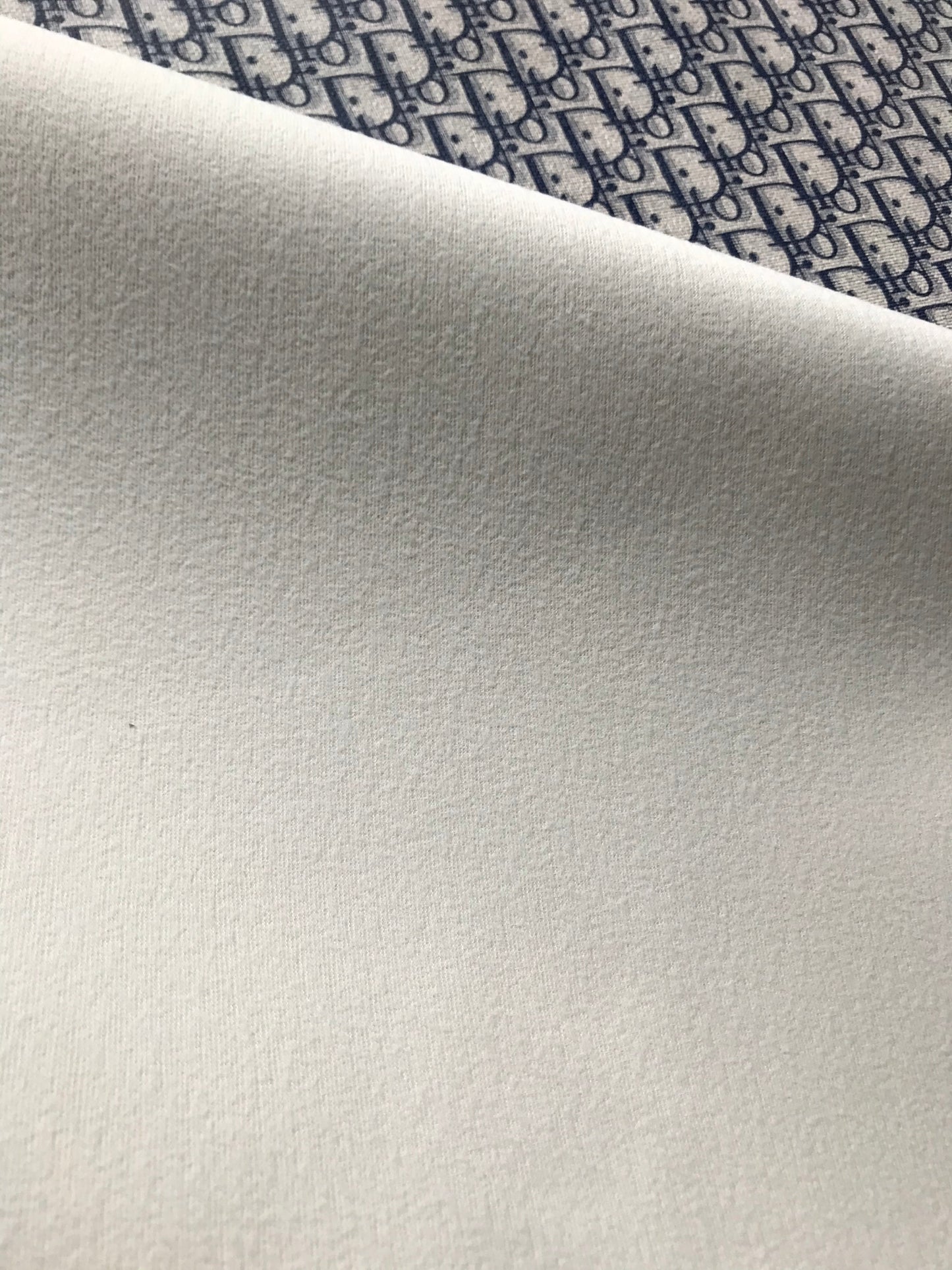 Classic Dior (NAVY) Faux Leather Fabric for Bag and Shoe Custom