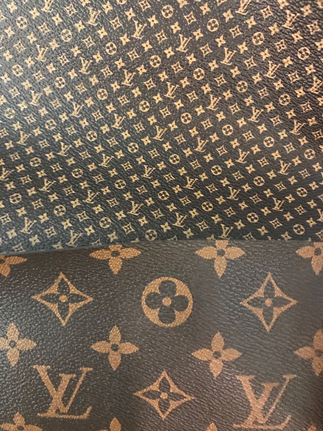 Mini Small LV Leather Fabric for Bag and Crafting