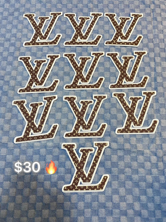 10 Pieces LV Patches Bundle Sale - mingfabricstore