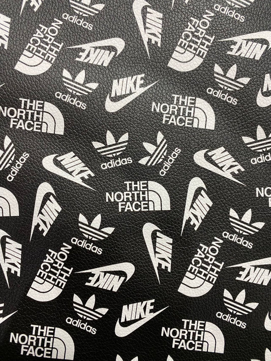 Sport Brand Nike Designer Leather Sheet for Handmade Custom DIY Projects