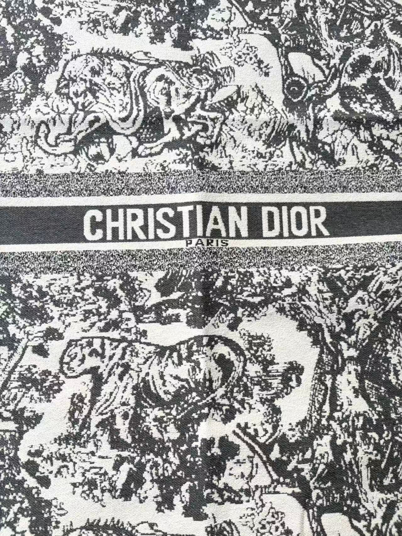 Black Dior Tote Bag Cushion Upholstery Fabric for DIY Crafts Upholstery