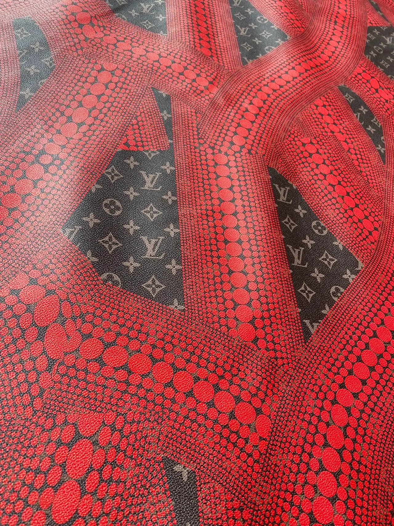 Louis Vuitton Yayoi Kusama Leather Materials for Handmade Custom Bag Sewing Upholstery