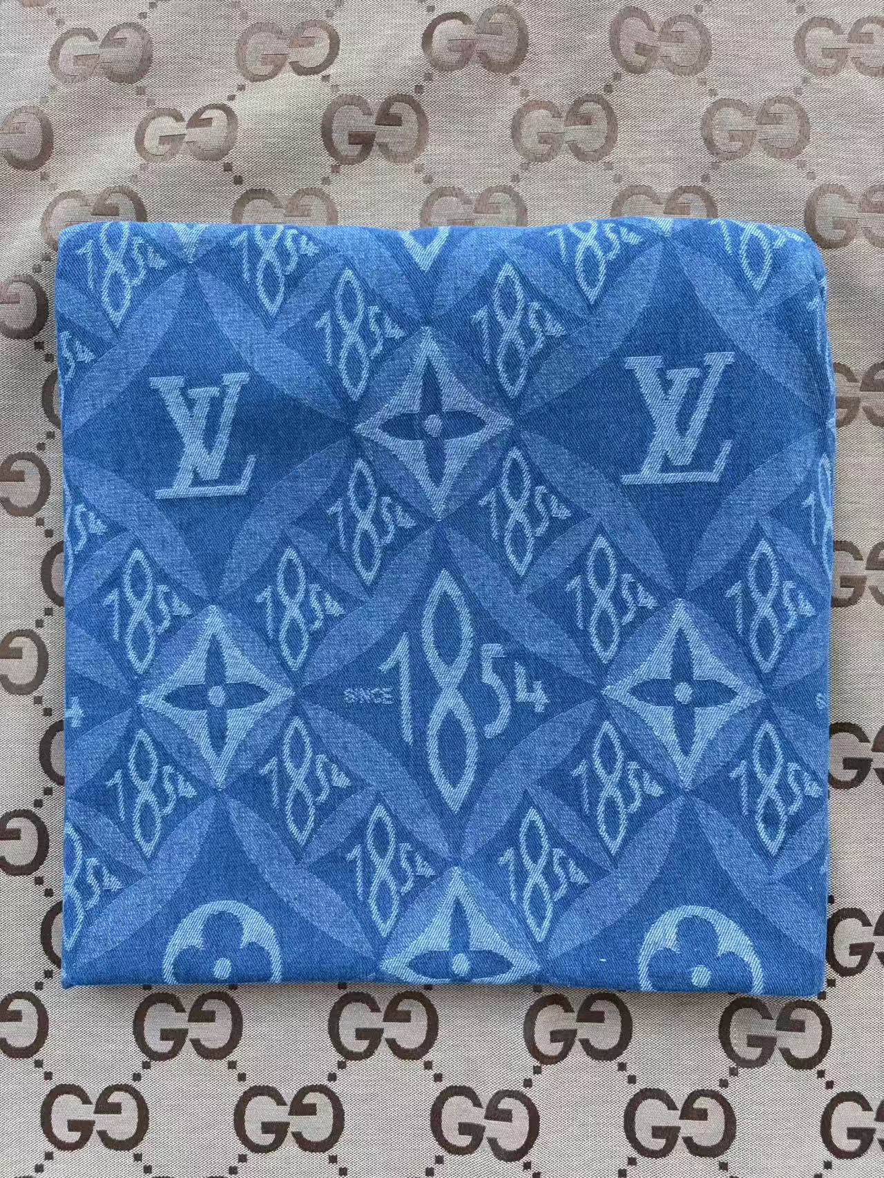 Cotton Denim 1854 Louis Vuitton DIY Custom Sewing Fabric
