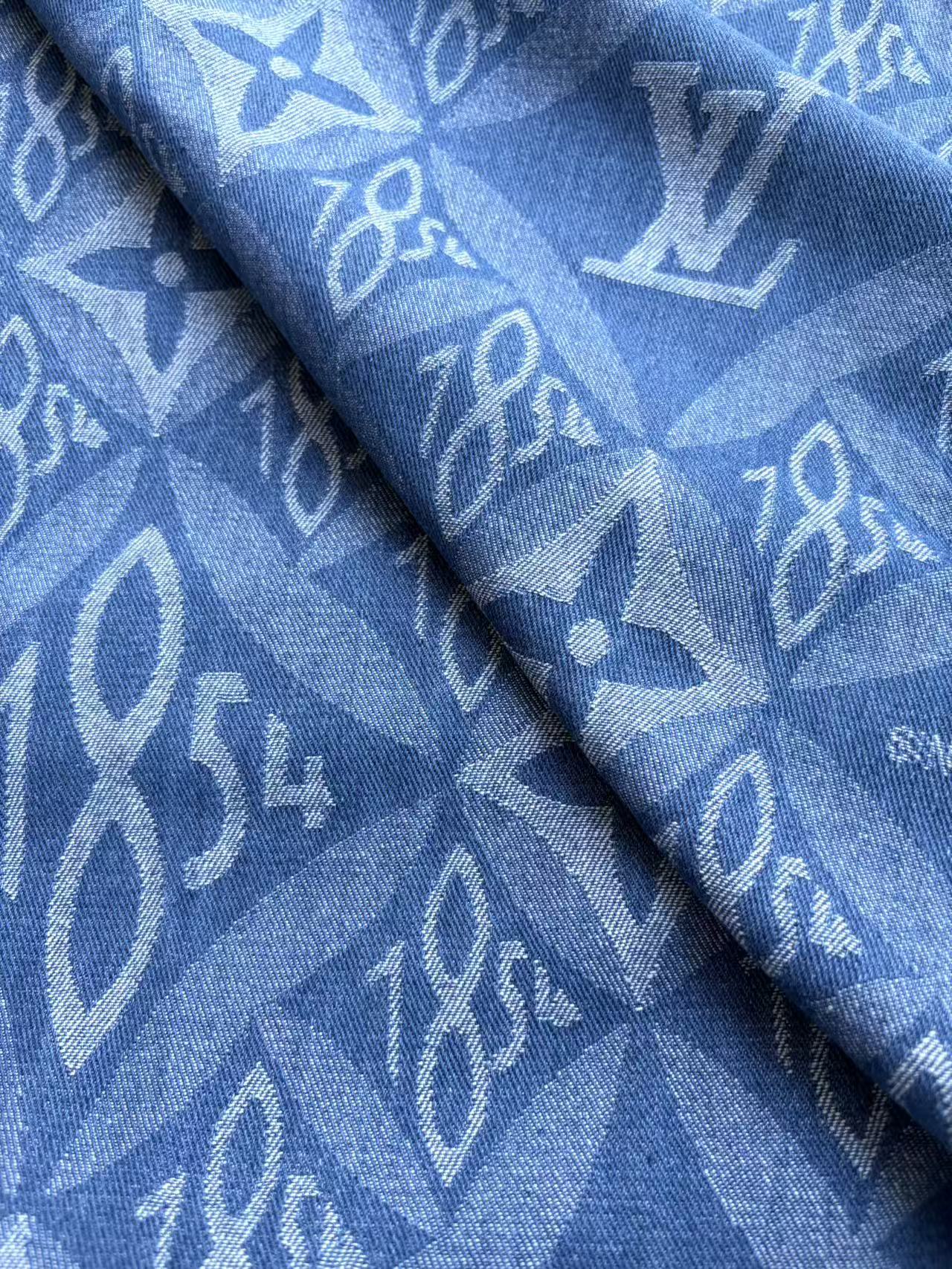 Cotton Denim 1854 Louis Vuitton DIY Custom Sewing Fabric