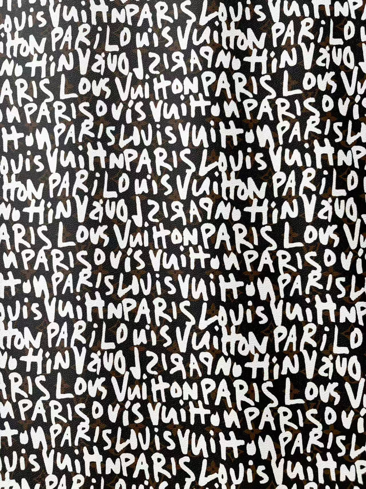 New Louis Vuitton Graffiti Leather Sheet for DIY Bag Repair Custom Sewing