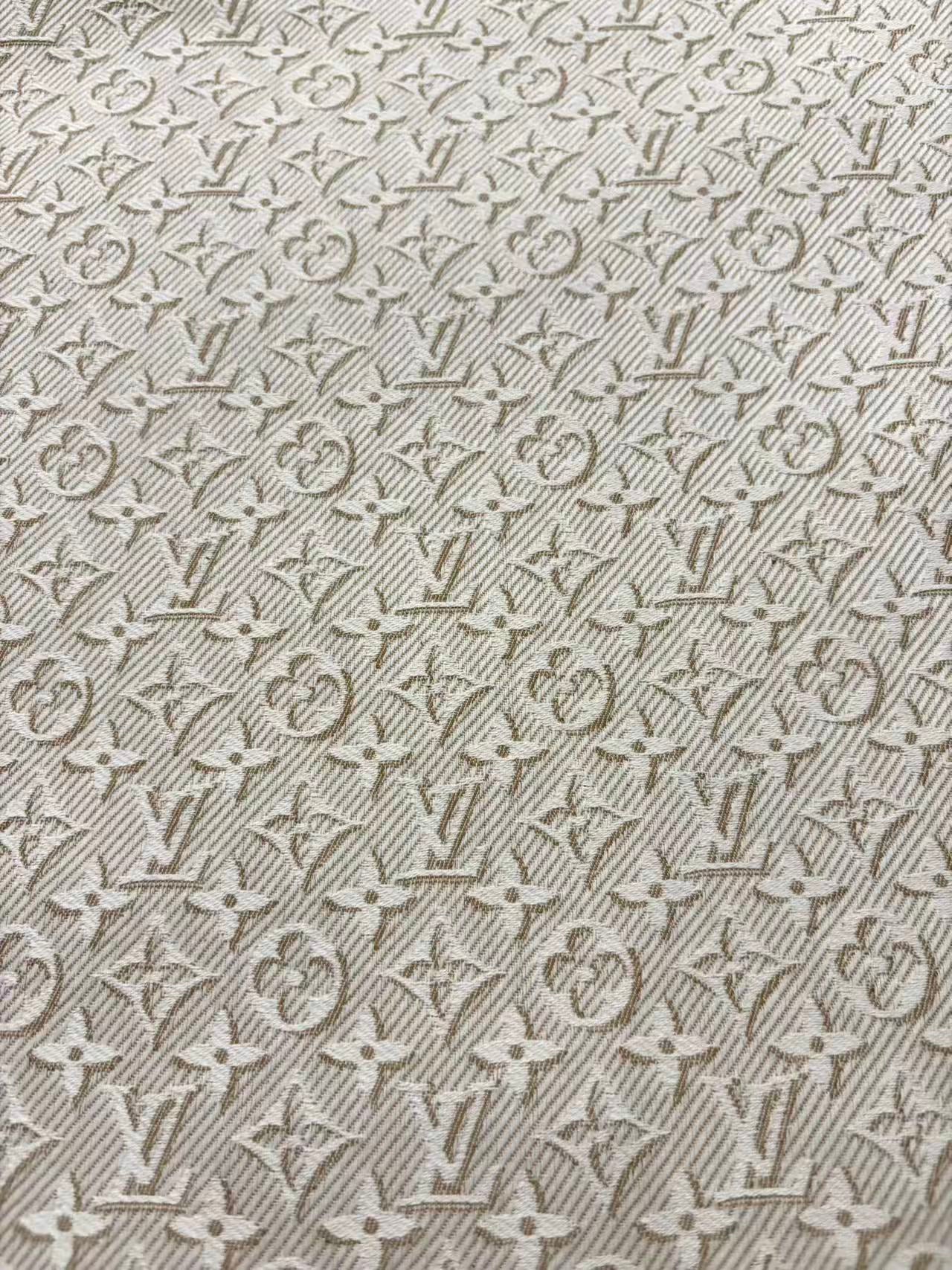 New Jacquard Designer Louis Vuitton Fabric DIY Bag Repaid Upholstery