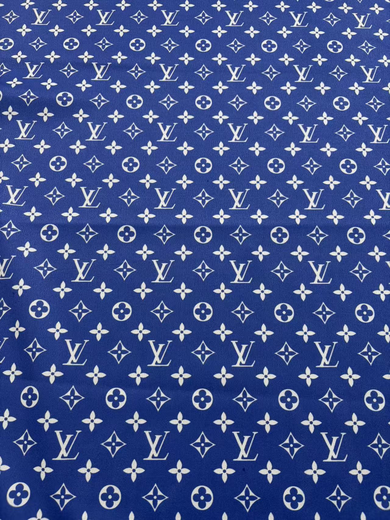 Blue LV Suede Stretchy Fabric for Car Headliner Upholstery DIY Sewing