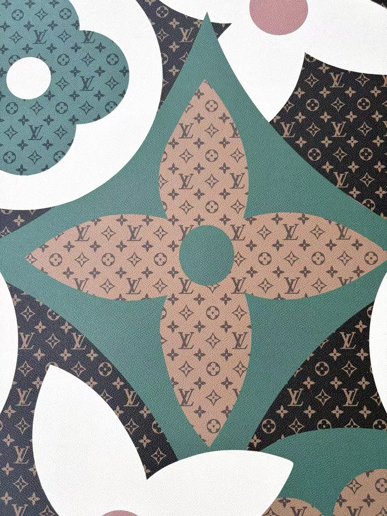 Big Monogram Louis Vuitton DIY Custom Leather Sheet for Upholstery