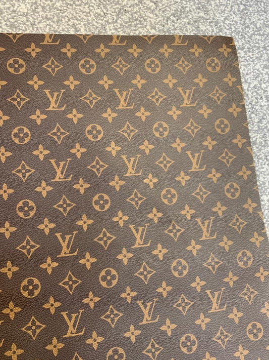 Classic Louis Vuitton LV Leather Sheet for Shoe Custom Bag