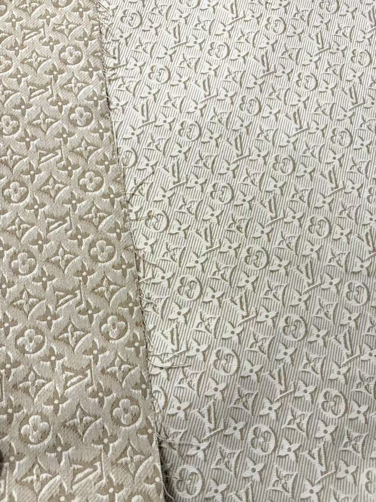 New Jacquard Designer Louis Vuitton Fabric DIY Bag Repaid Upholstery