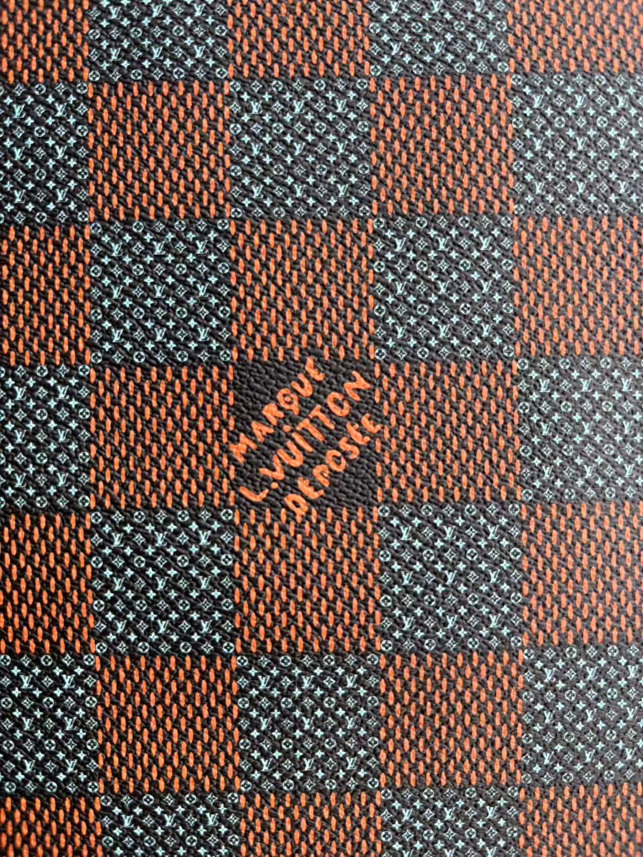 New Louis Vuitton Damier Check DIY Leather Sheet for Crafts Hobby