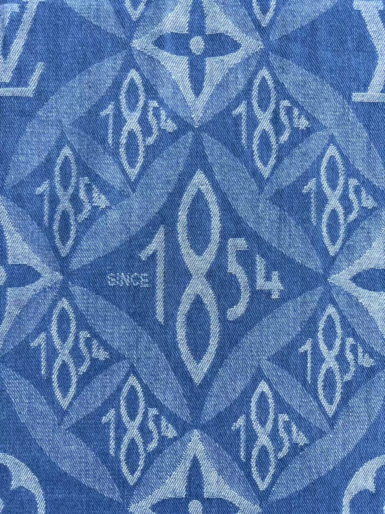 Cotton Denim 1854 Louis Vuitton DIY Custom Sewing Fabric