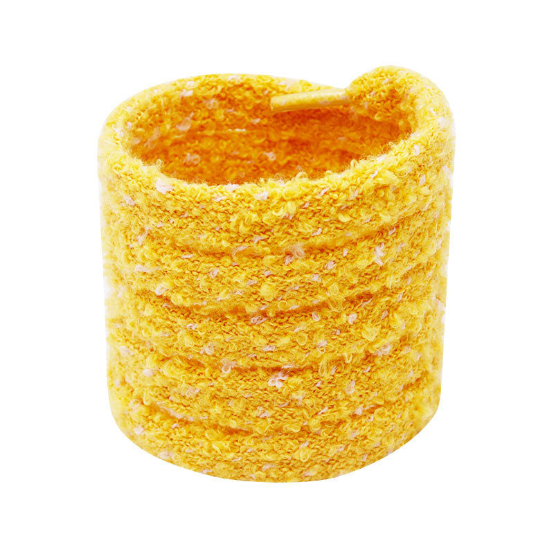 Winter Cozy Fluffy Shoelace for Custom Sneakers AF1 Timberland DIY