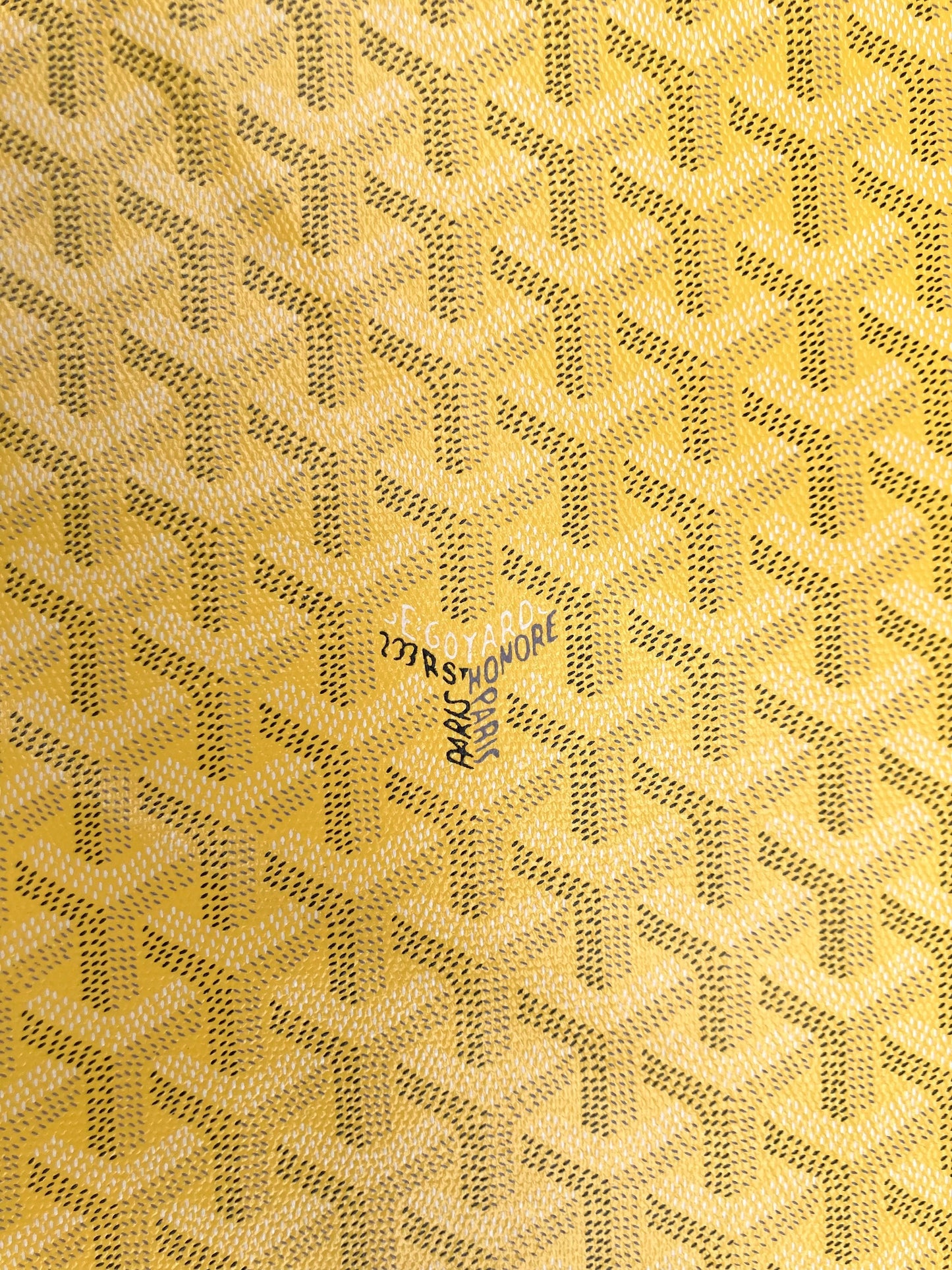 Best Quality Goyard Vinyl Lemon Yellow for Custom Upholstery DIY Sewing