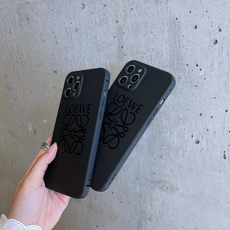 LOEWE Black Classic PU Phone cases