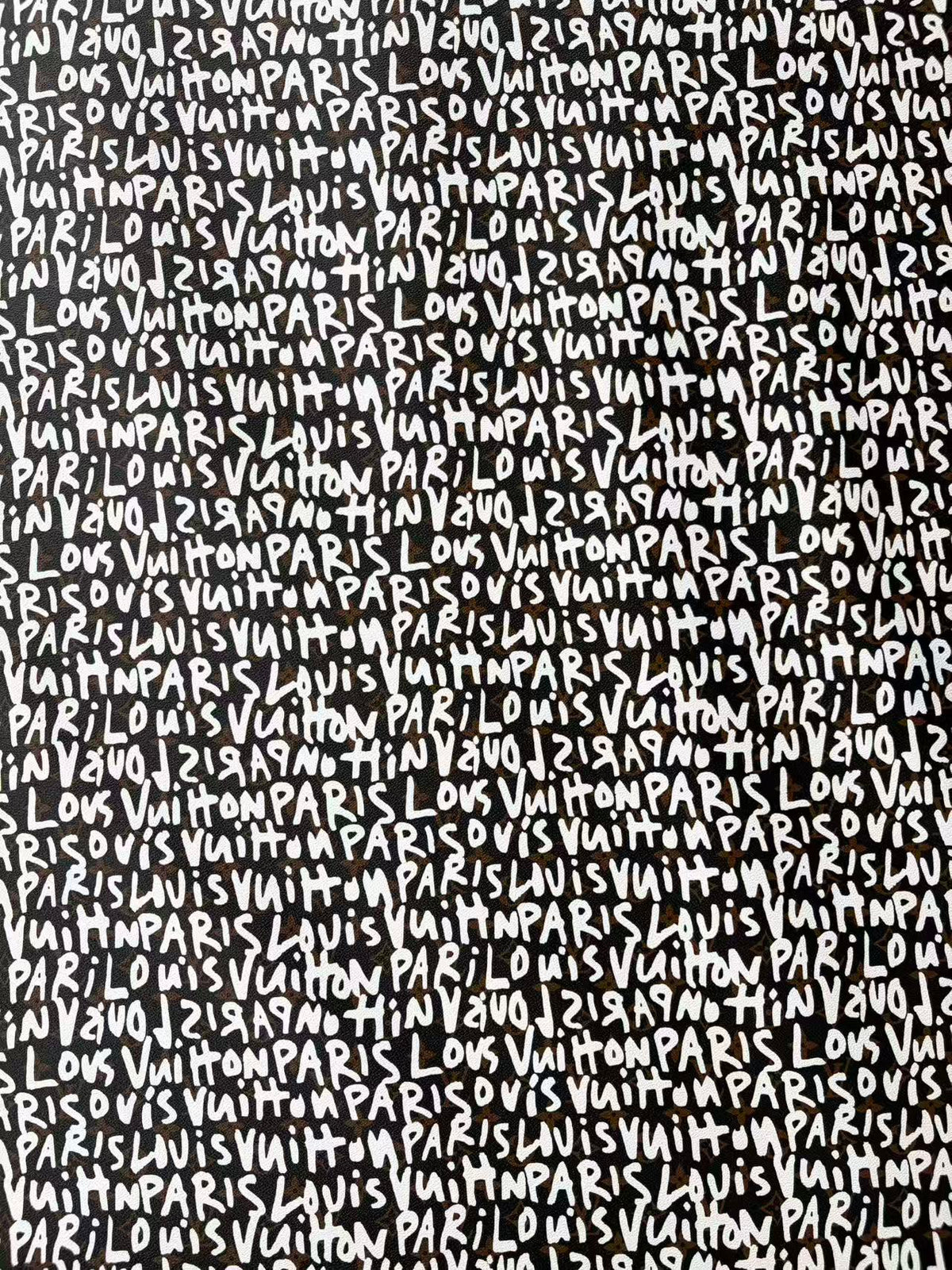 New Louis Vuitton Graffiti Leather Sheet for DIY Bag Repair Custom Sewing