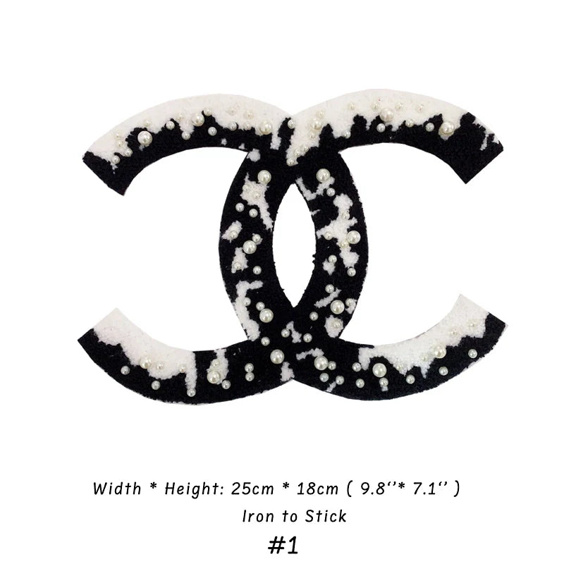 Embroidery Chanel Patches Custom Clothing Jackets