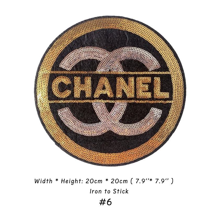 Embroidery Chanel Patches Custom Clothing Jackets