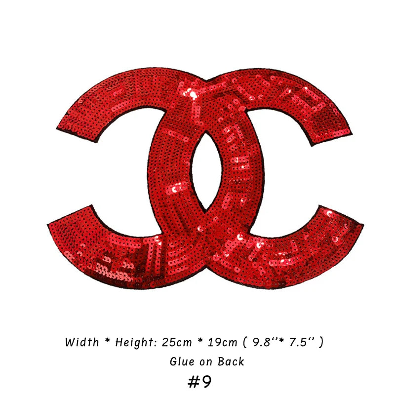 Embroidery Chanel Patches Custom Clothing Jackets