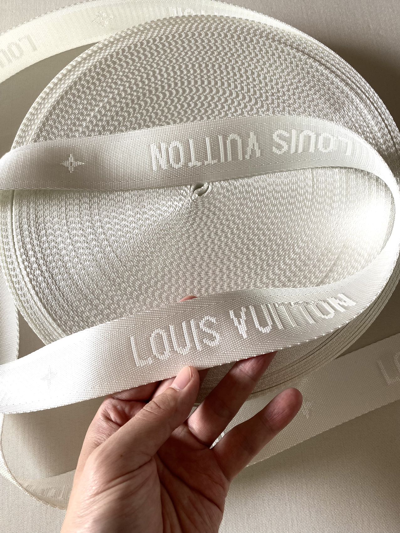 Custom Bag LV Strap White Straps for Handmade DIY Bag Repair