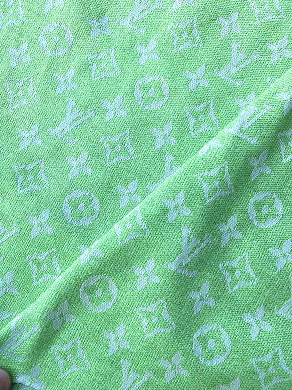Fresh Green Louis Vuitton Designer Fabric