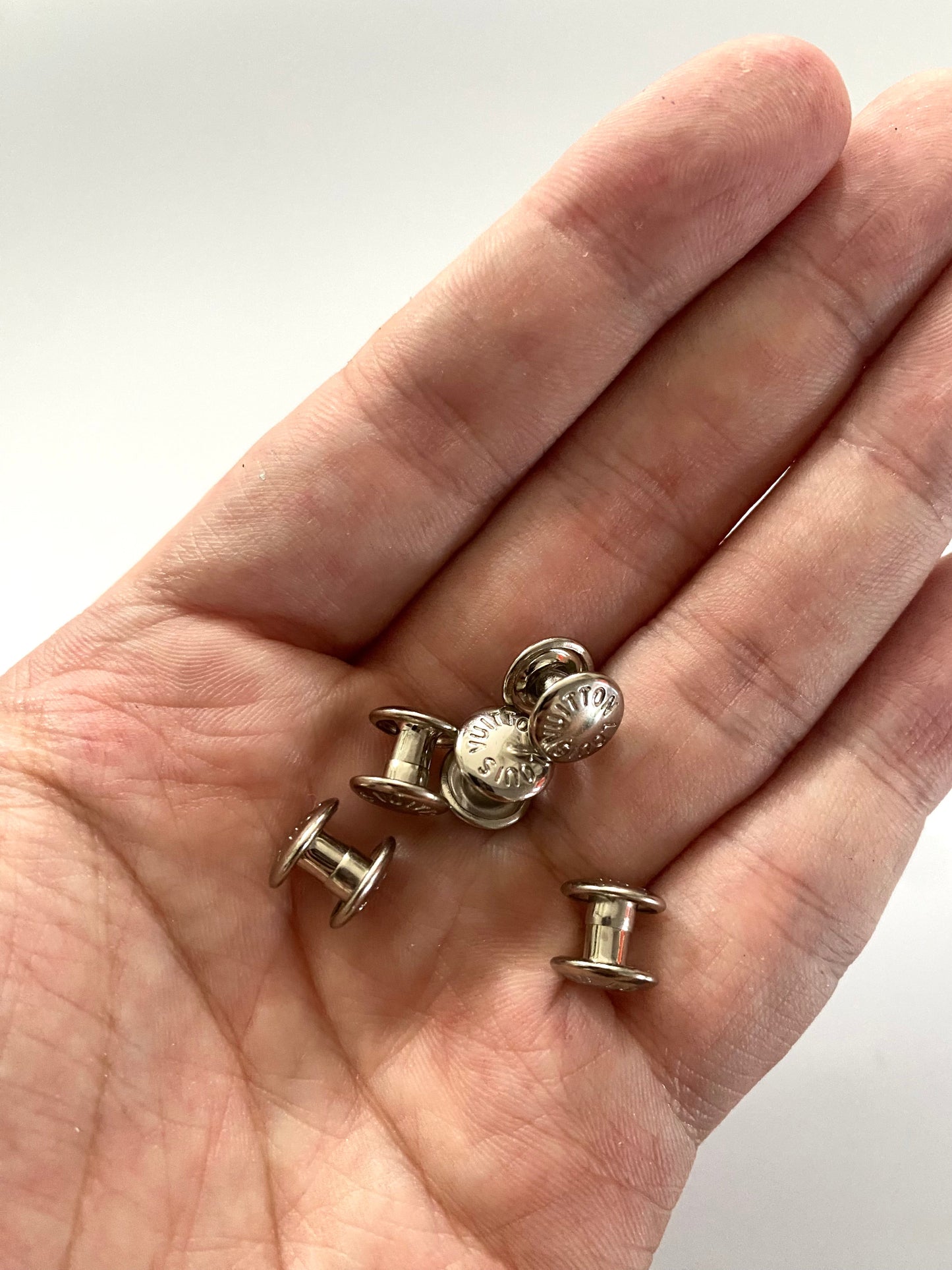 Louis Vuitton LV Silver Rivet for Handmade Bags Custom DIY Crafts