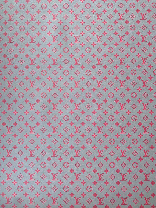 Pink Grey Louis Vuitton Custom Leather Sewing Projects DIY Sneaker