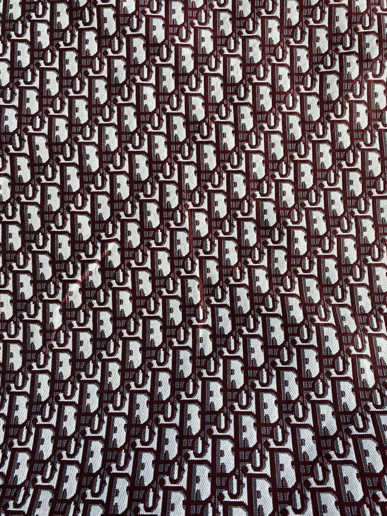 Red Dior Sofa Upholstery Sewing Fabric