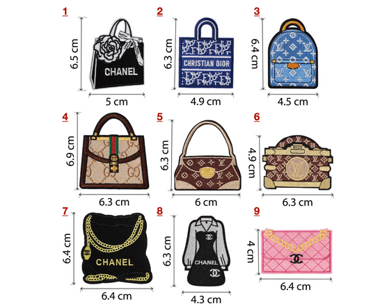 Embroidery LV Chanel Dior Patches Custom Clothing Jackets