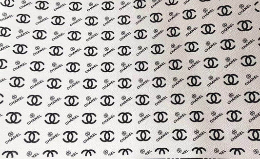 White Chanel Leather Fabric for Bag and Shoe Custom