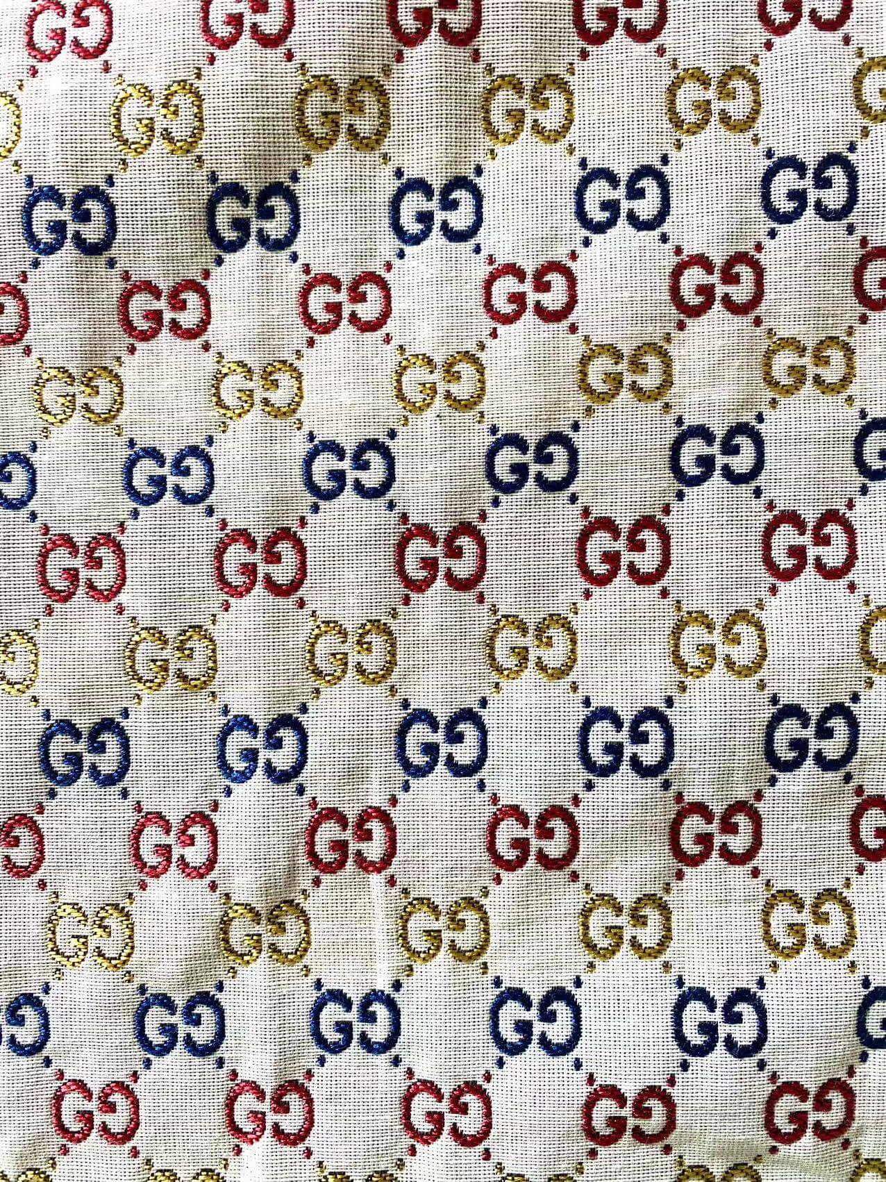 Colorful Gucci Upholstery Sofa Fabric for Sewing Handmade Custom Furniture Design