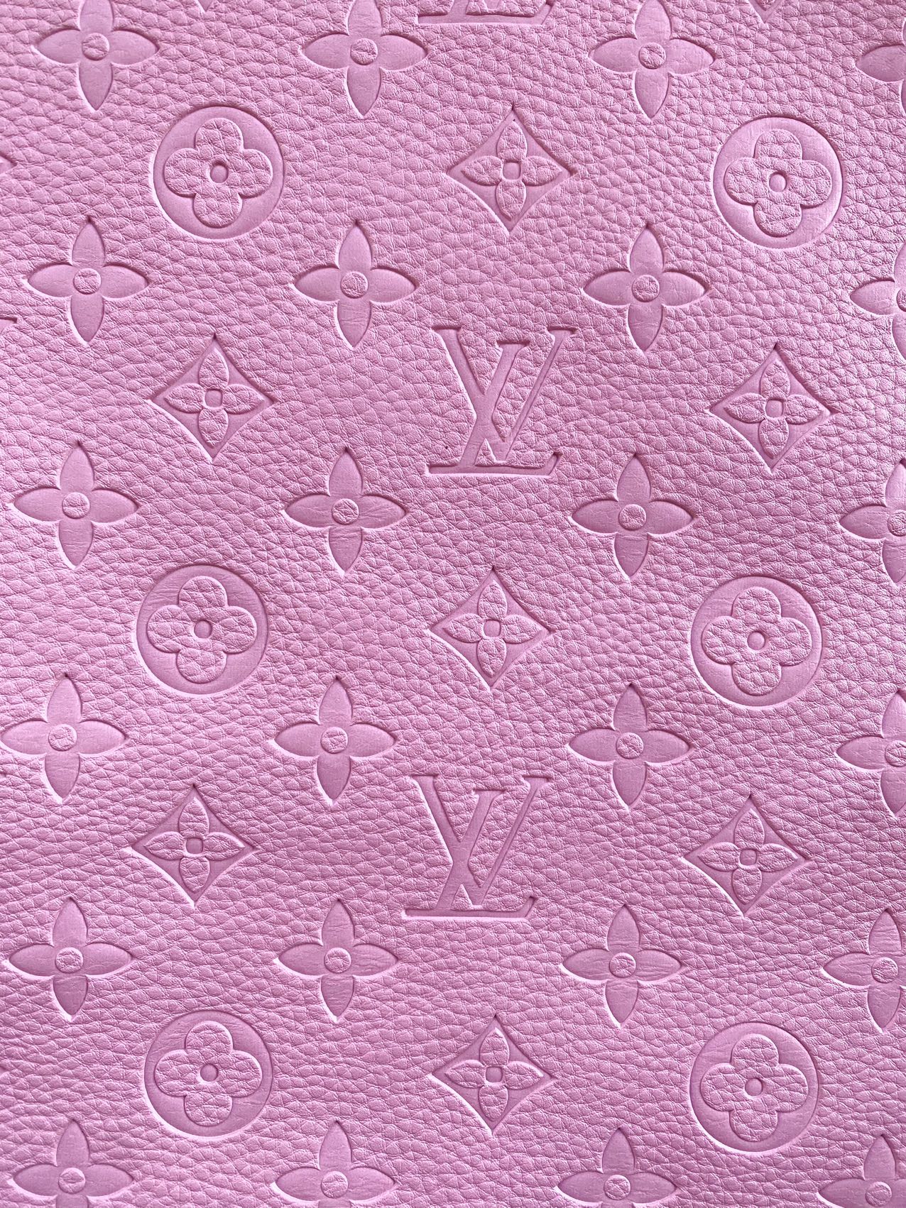 Girl Pink Barbie LV Upholstery Custom Leather for Shoes