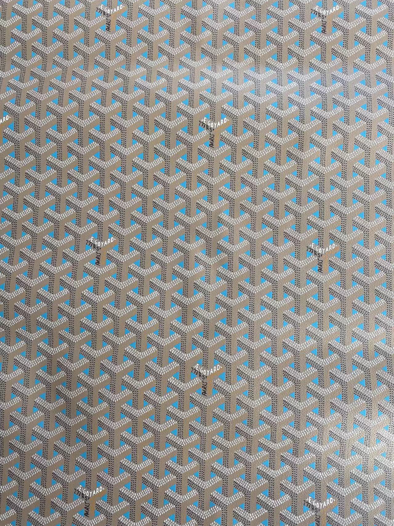 New Color Goyard Canvas Bag Leather Material for DIY Handmade Sewing Project